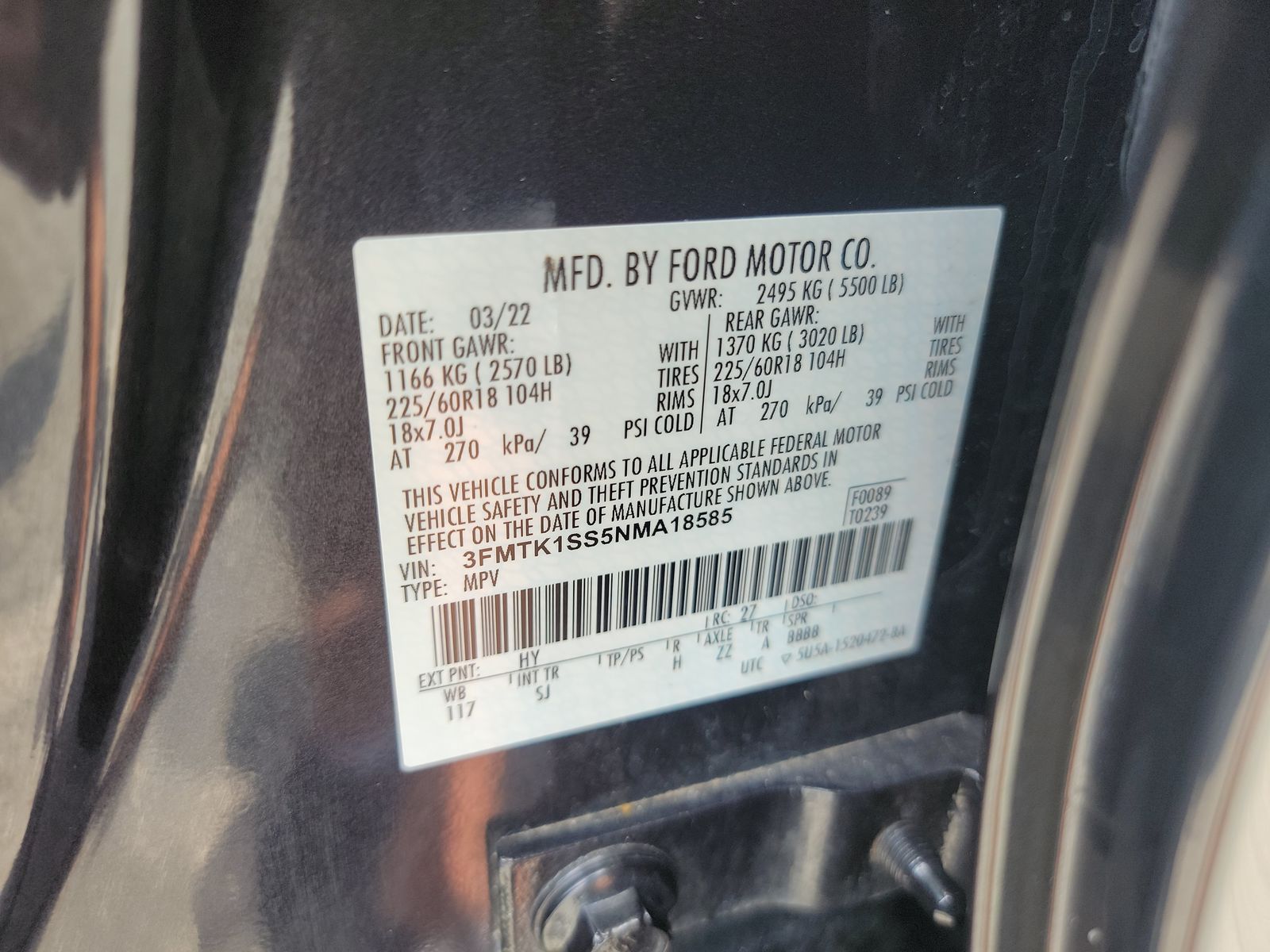 2022 Ford Mustang Mach-E Select AWD