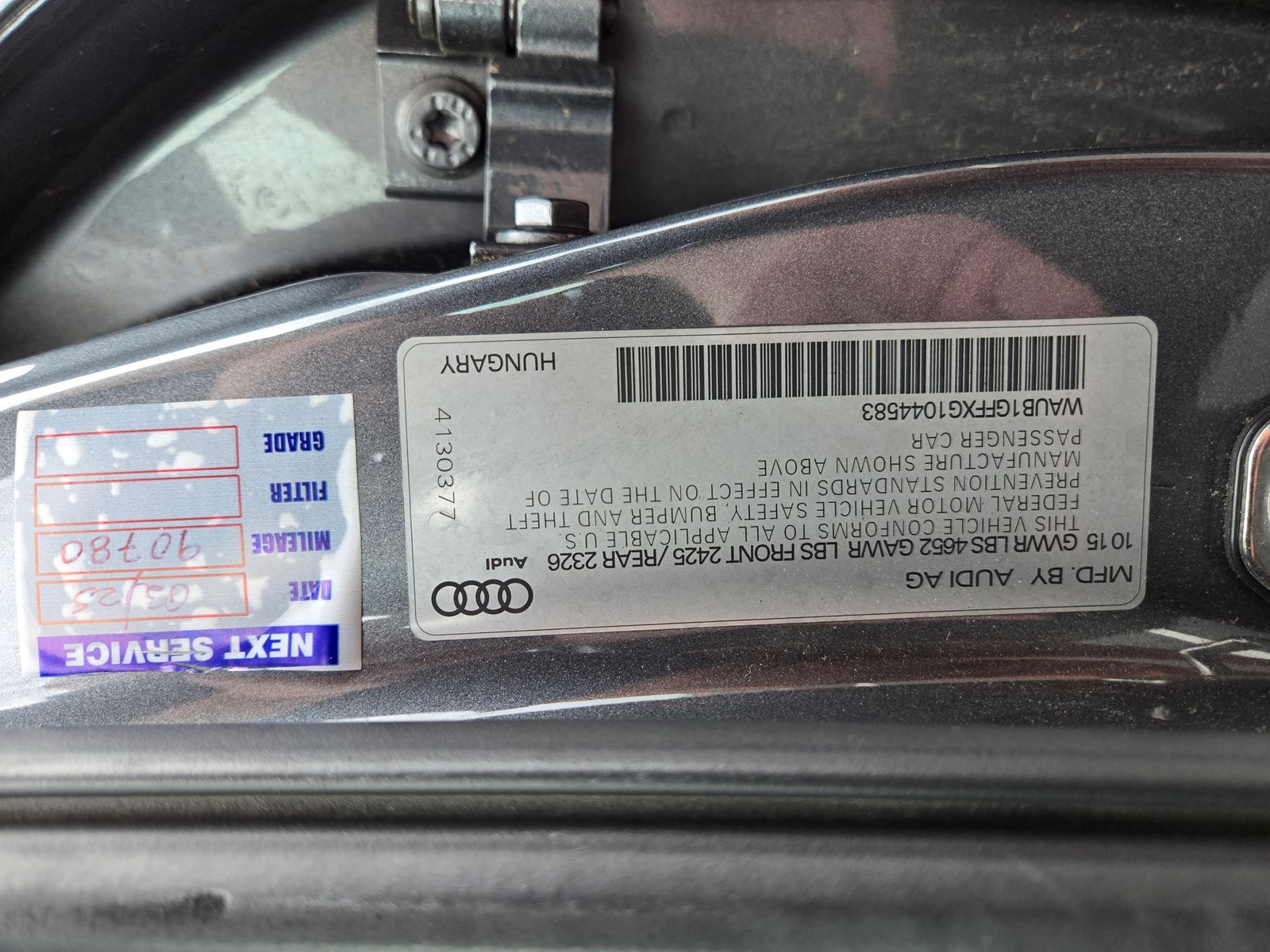 2016 Audi S3 Premium Plus AWD