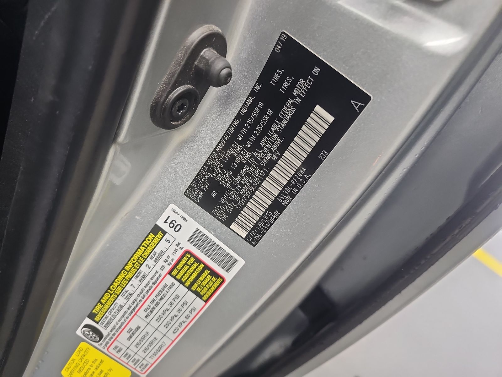 2020 Toyota Sienna Limited Premium FWD