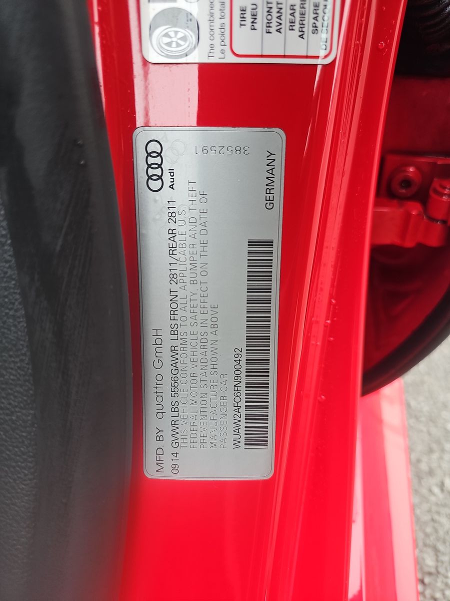 2015 Audi RS 7 Prestige AWD