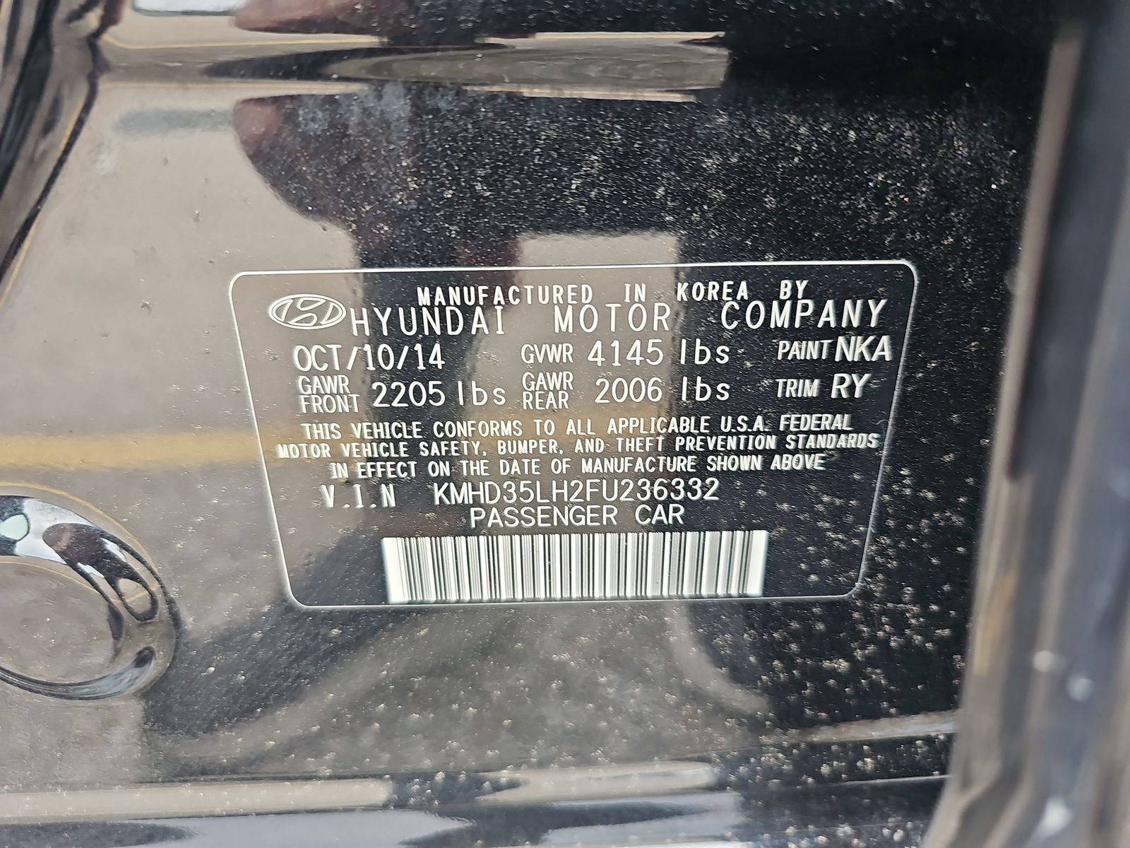 2015 Hyundai Elantra GT FWD