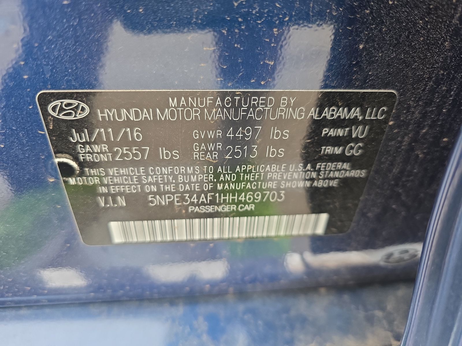 2017 Hyundai Sonata Sport FWD
