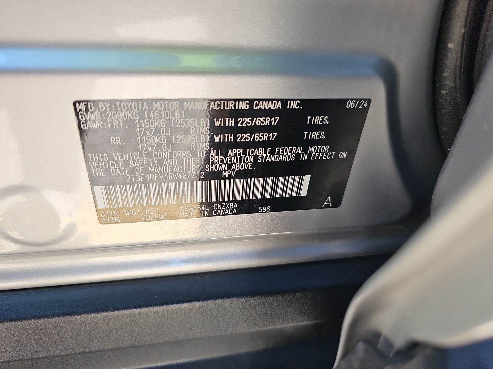 2024 Toyota RAV4 LE AWD