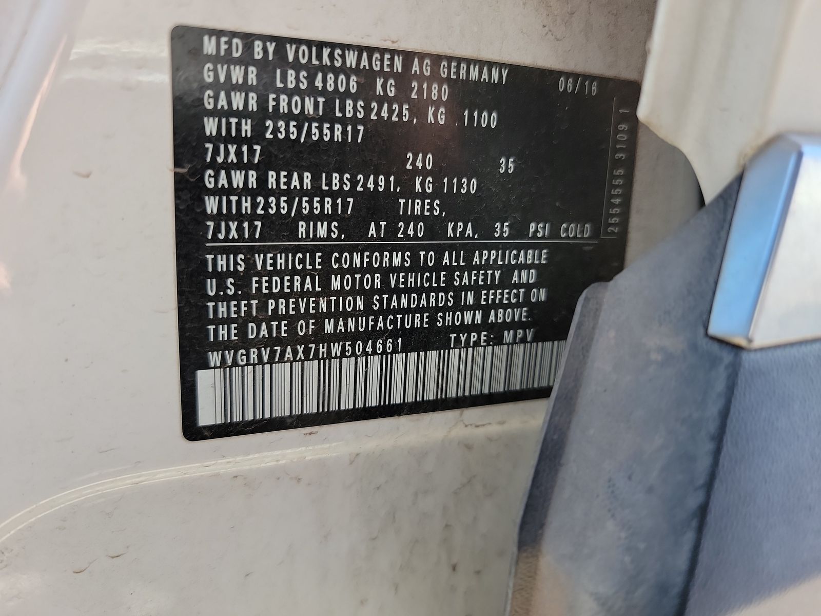 2017 Volkswagen Tiguan 2.0T Wolfsburg Edition FWD