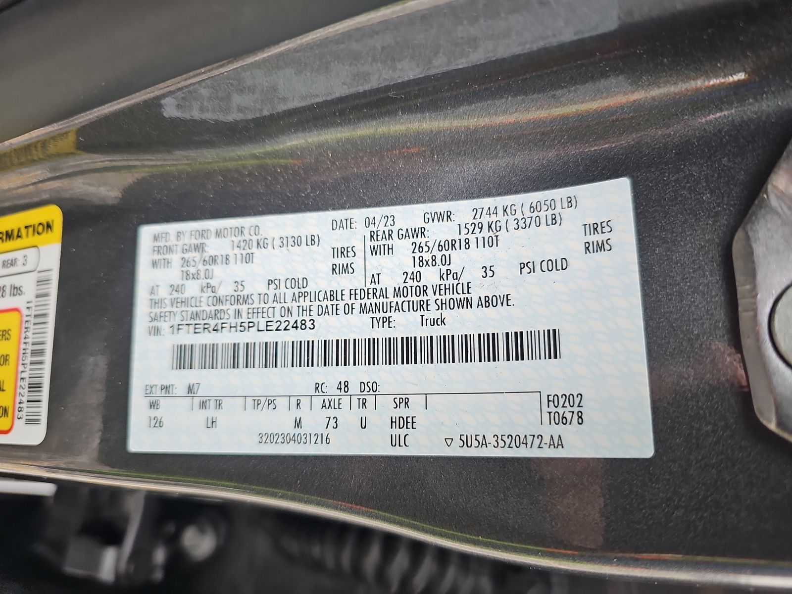 2023 Ford Ranger XLT AWD