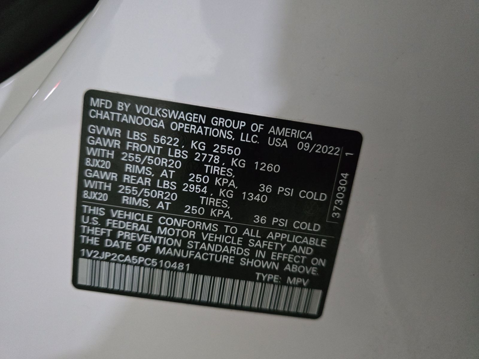 2023 Volkswagen Atlas 2.0T SE FWD