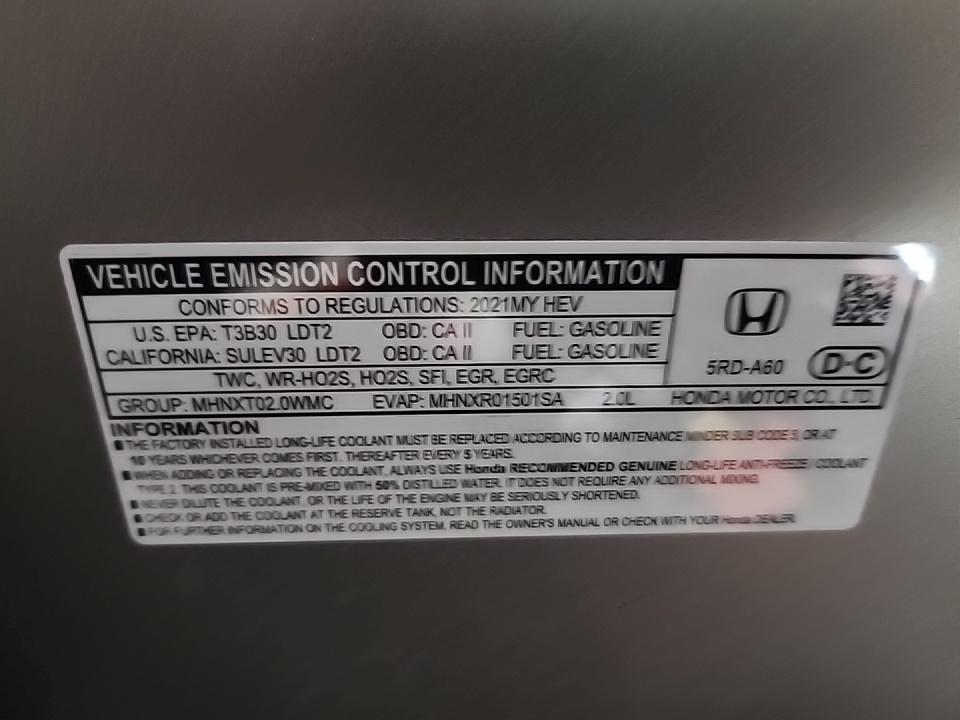 2021 Honda CR-V Hybrid Touring AWD