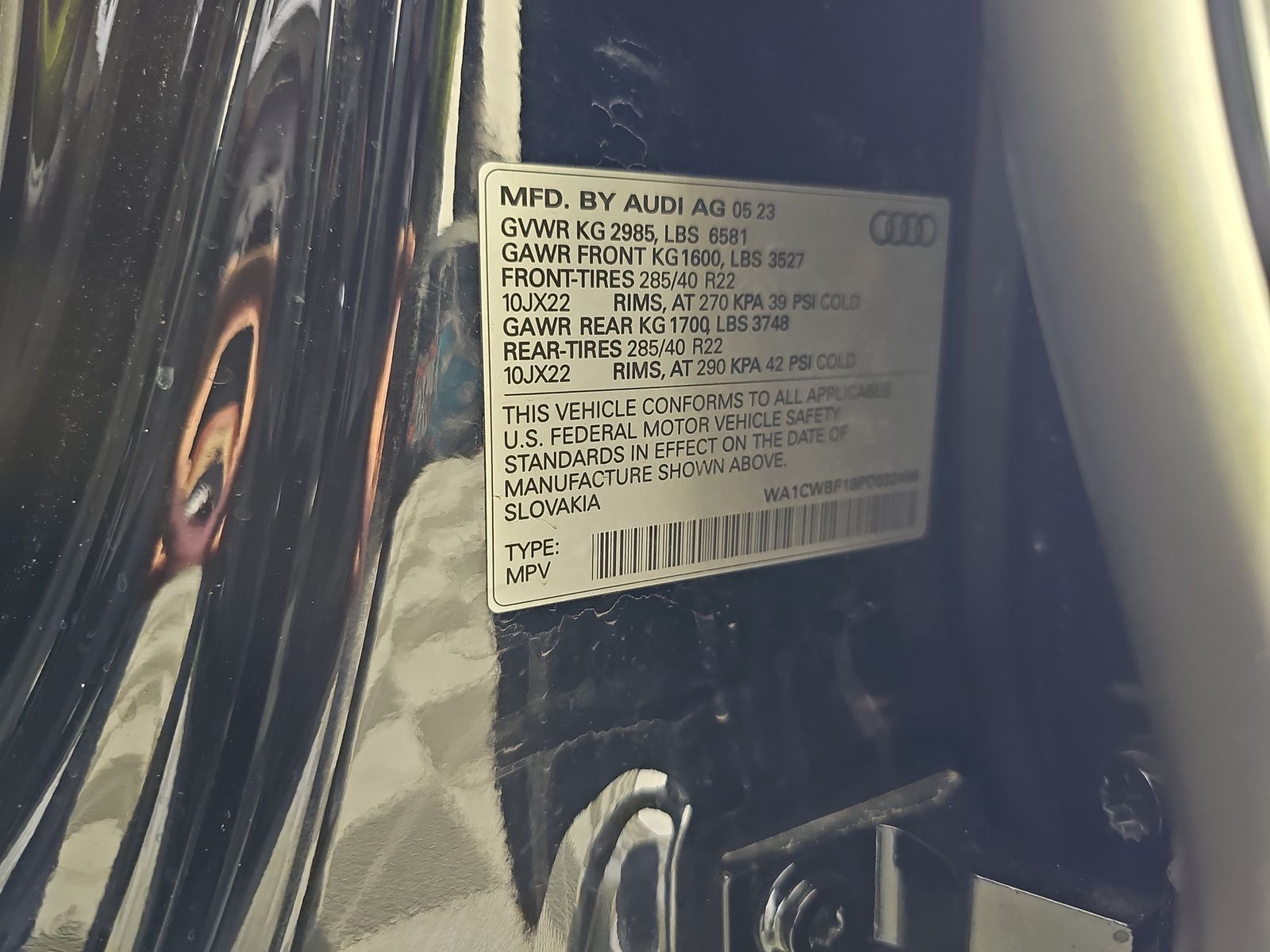 2023 Audi SQ8 Prestige AWD