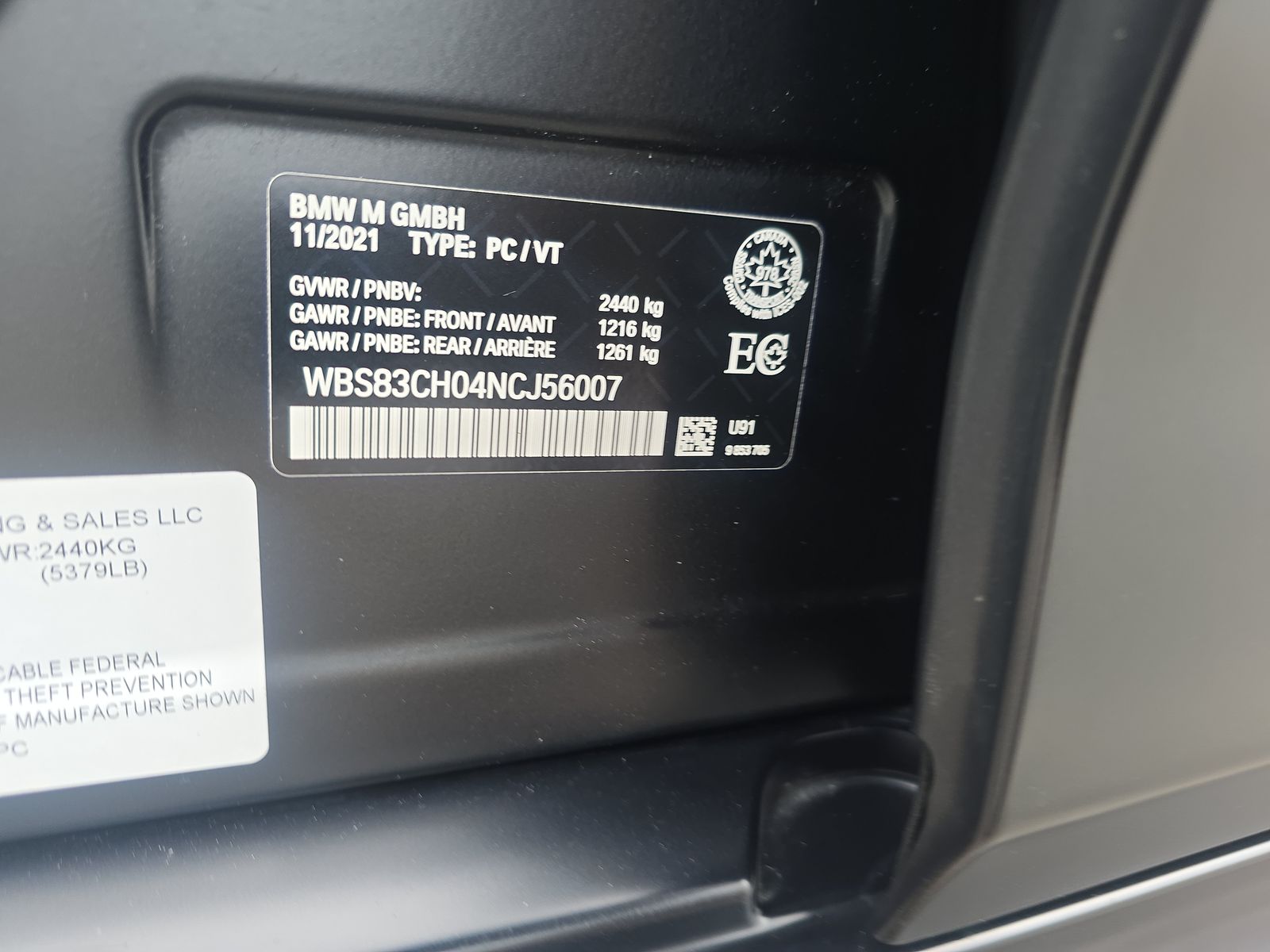 2022 BMW M5 Competition AWD
