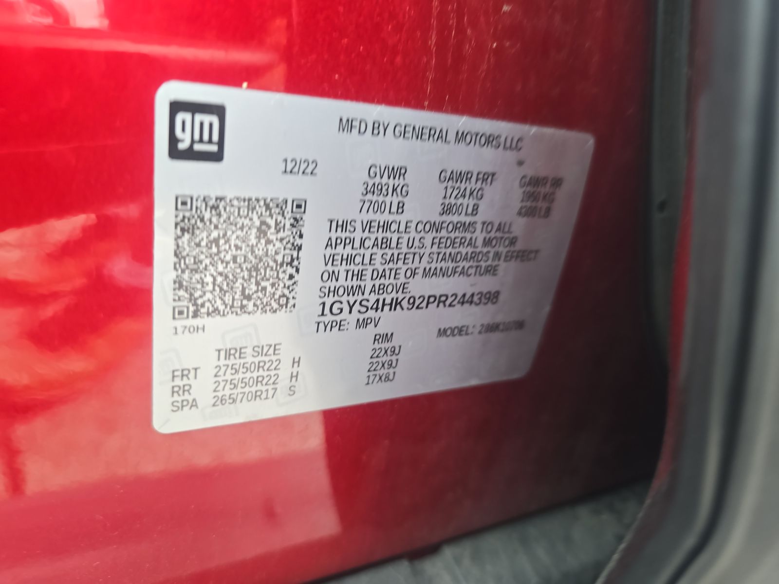 2023 Cadillac Escalade V-Series AWD