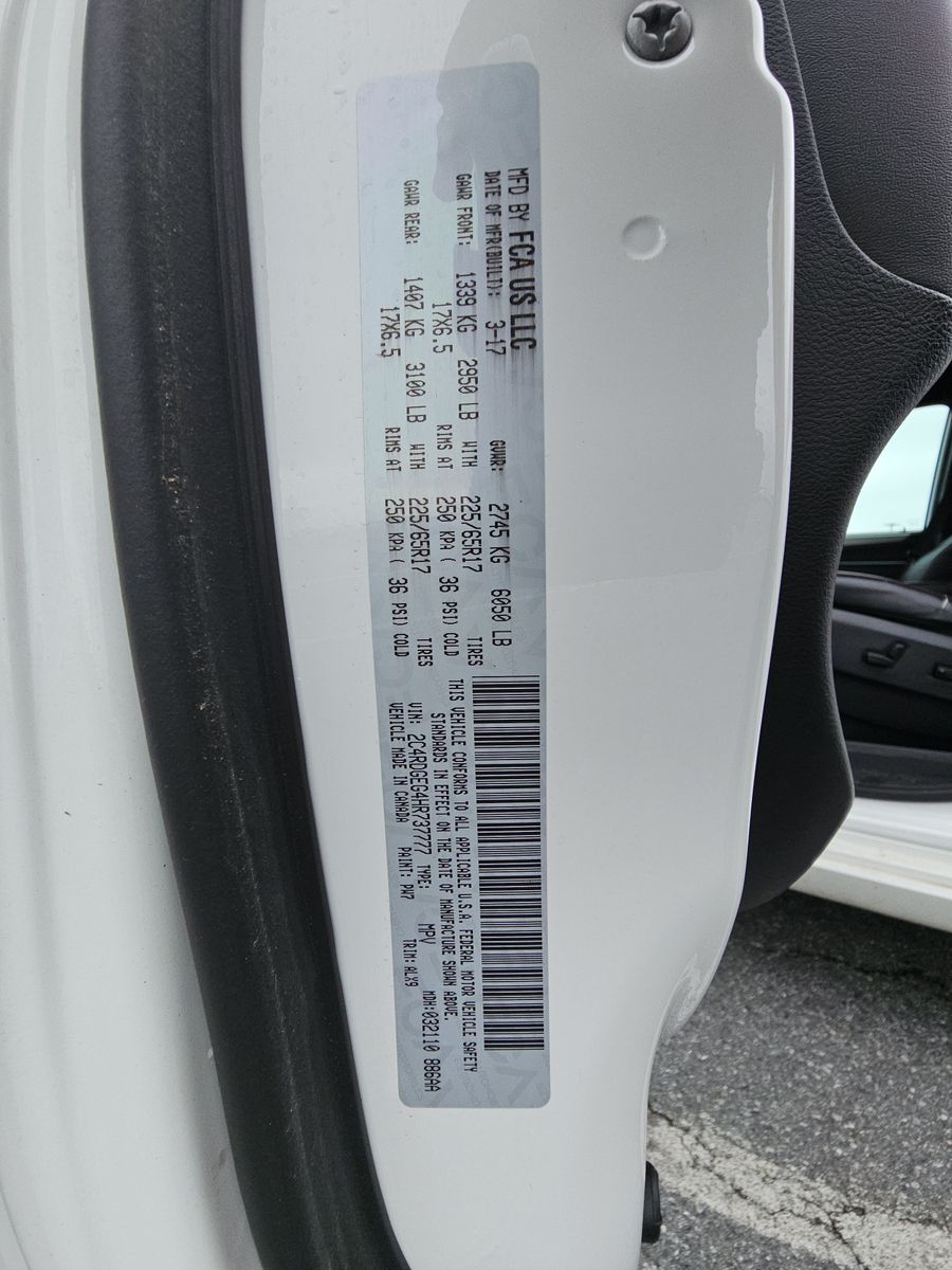 2017 Dodge Grand Caravan GT FWD