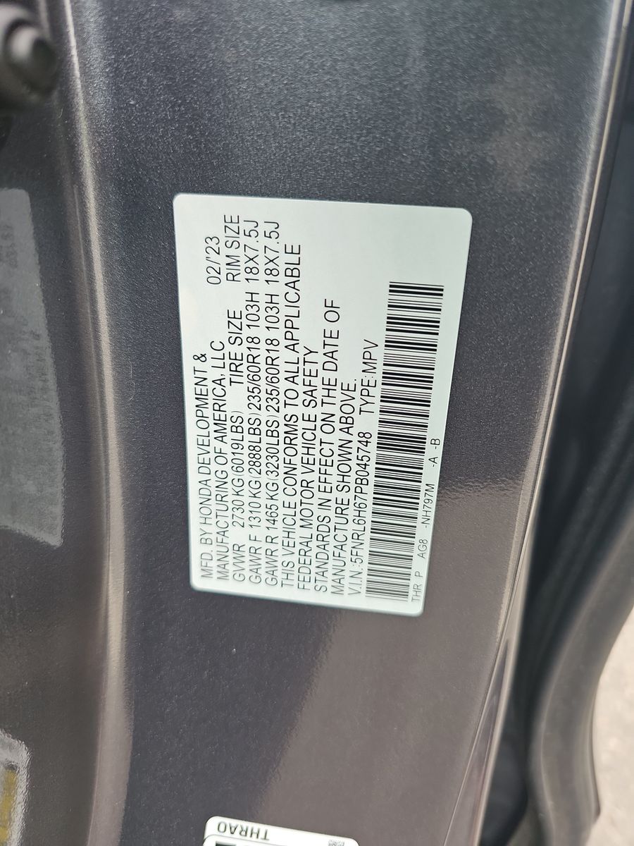 2023 Honda Odyssey EX-L FWD