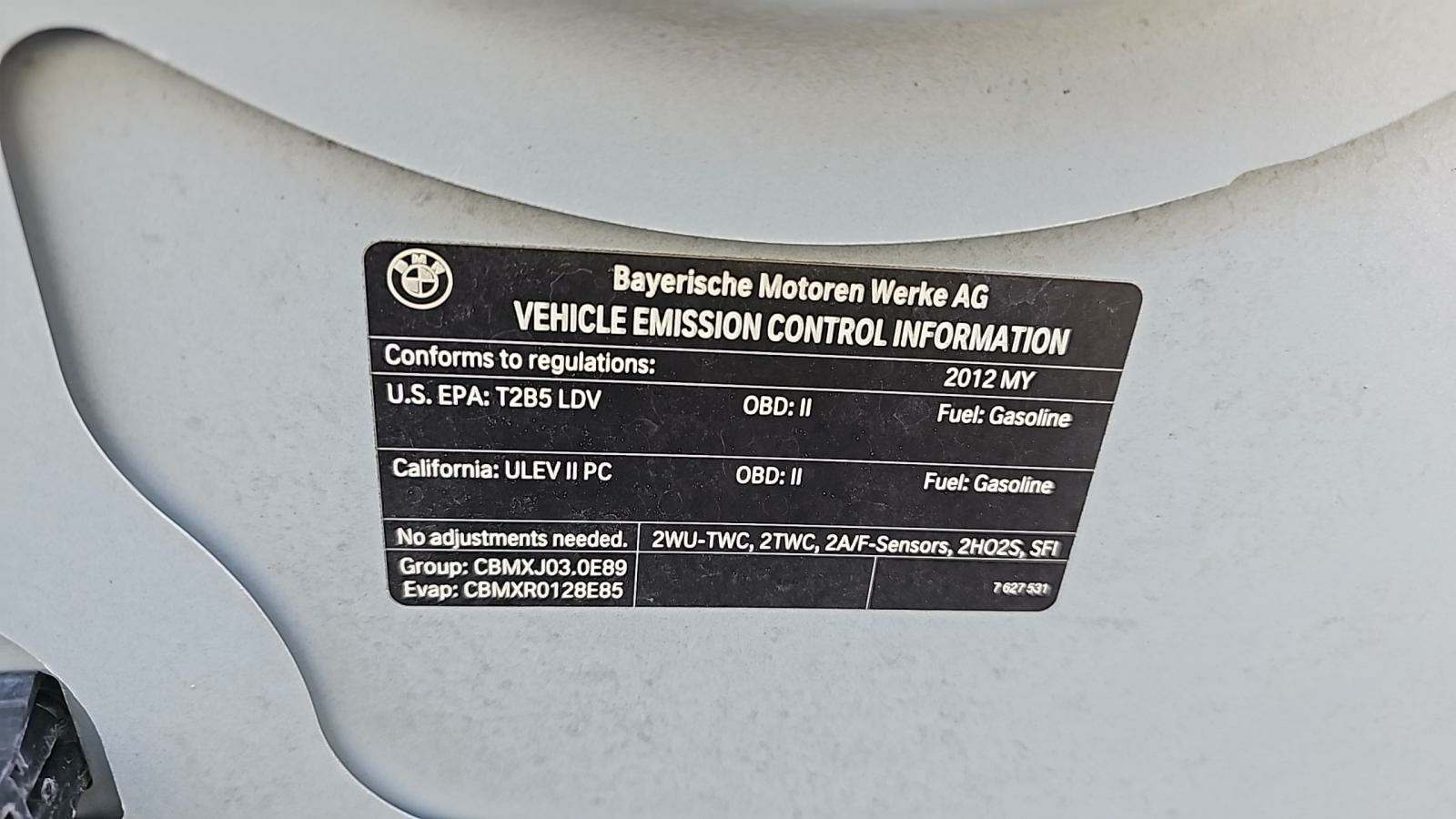 2012 BMW 1 Series 128i RWD