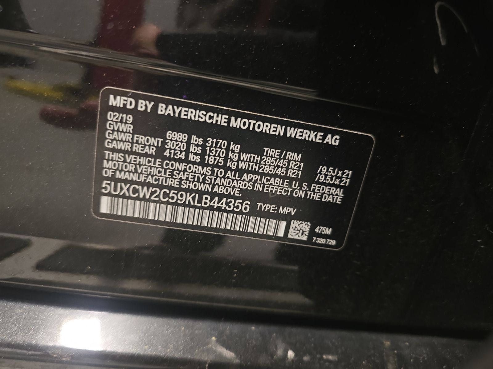 2019 BMW X7 xDrive40i AWD