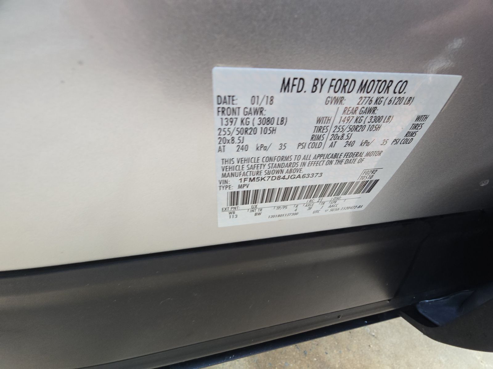 2018 Ford Explorer XLT FWD