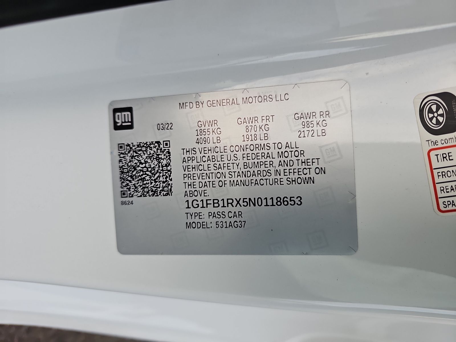 2022 Chevrolet Camaro 1LT RWD