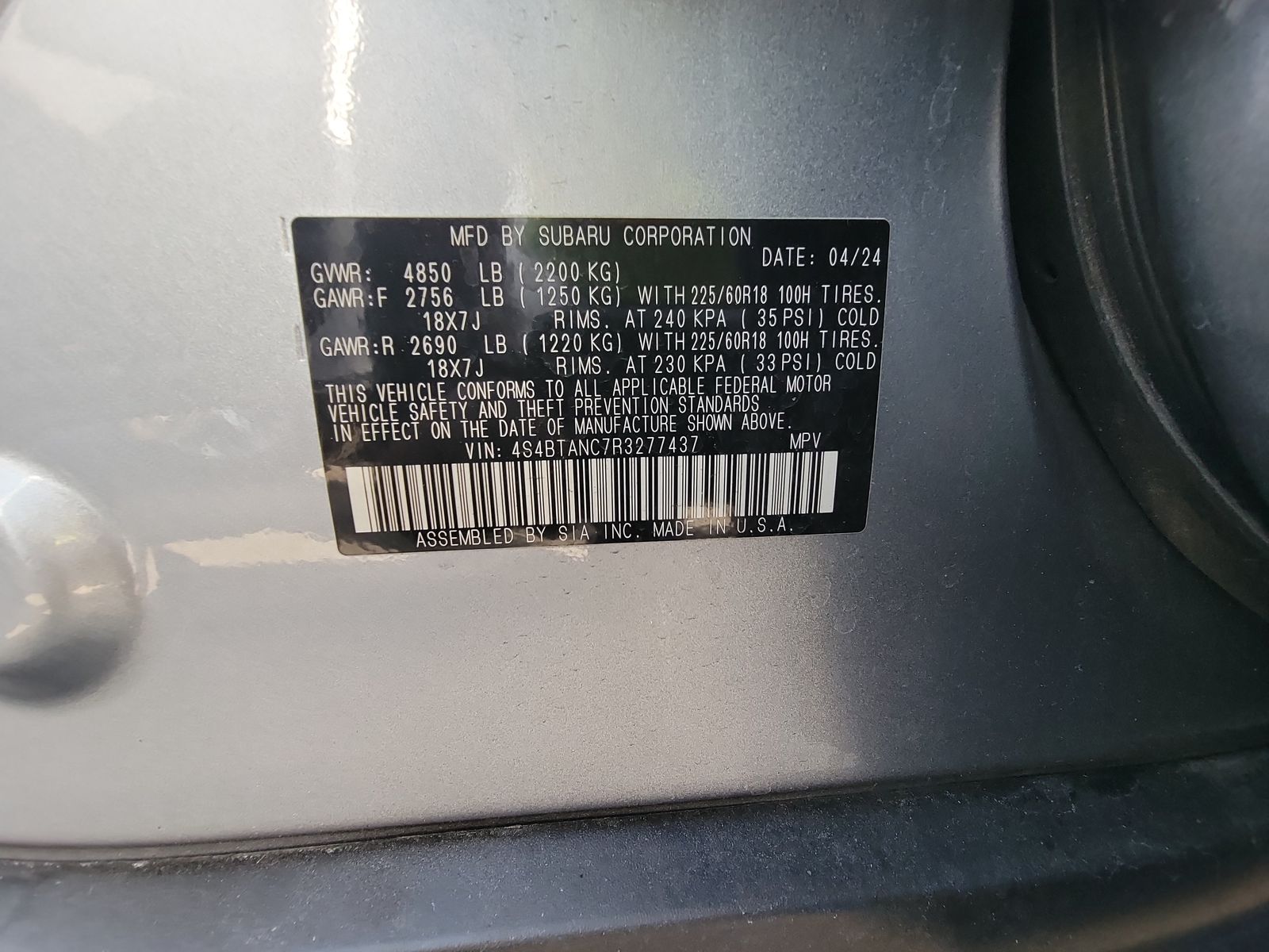 2024 Subaru Outback Limited AWD