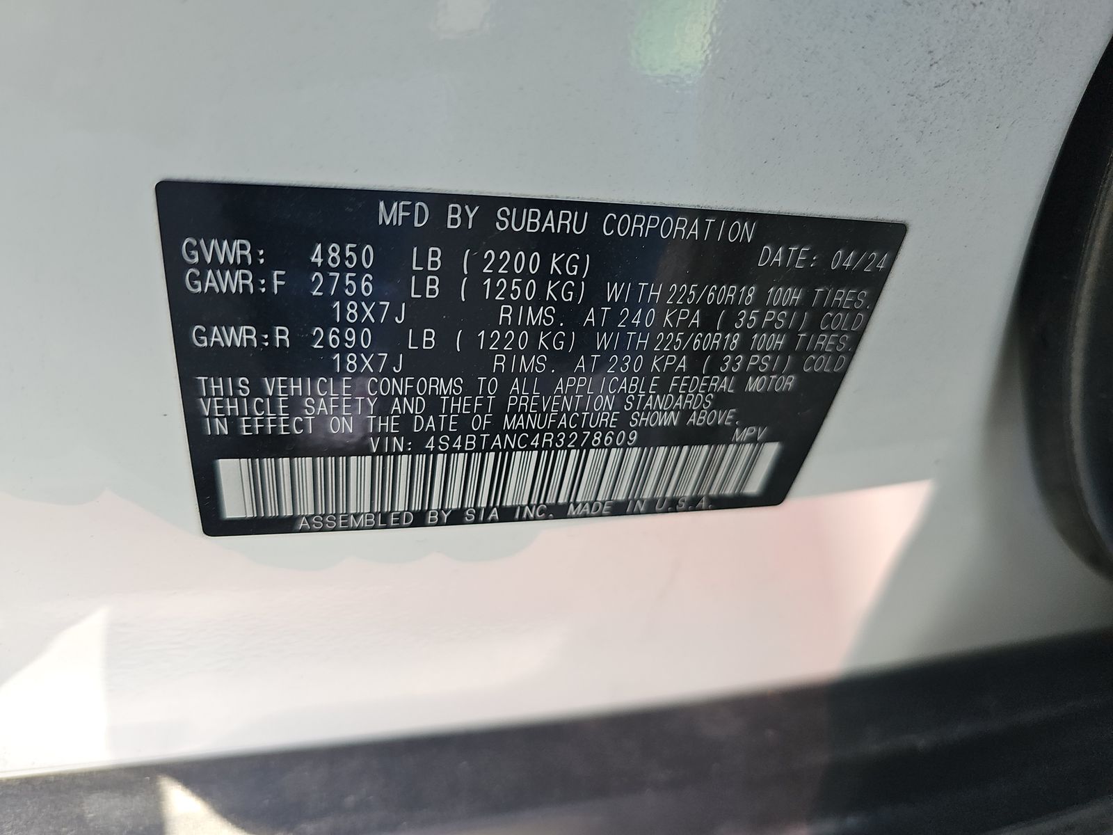 2024 Subaru Outback Limited AWD