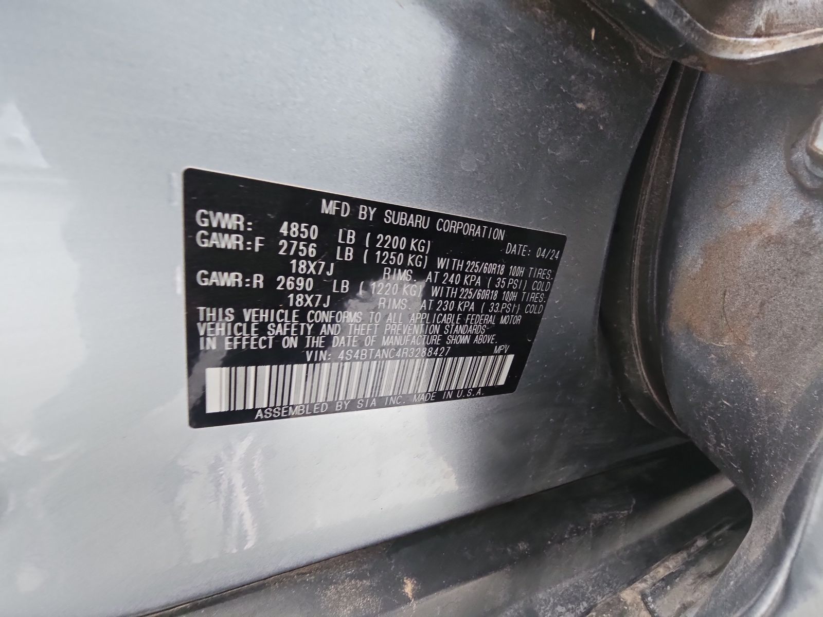 2024 Subaru Outback Limited AWD