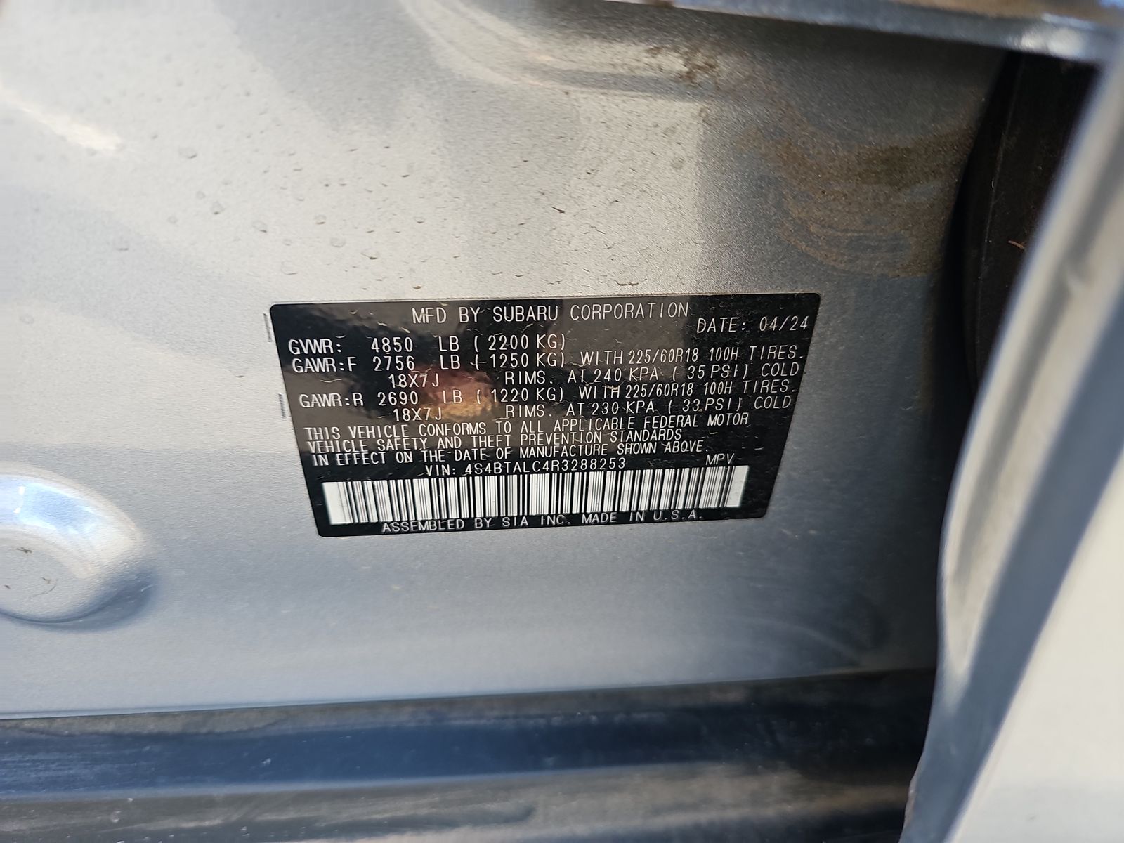 2024 Subaru Outback Onyx Edition AWD