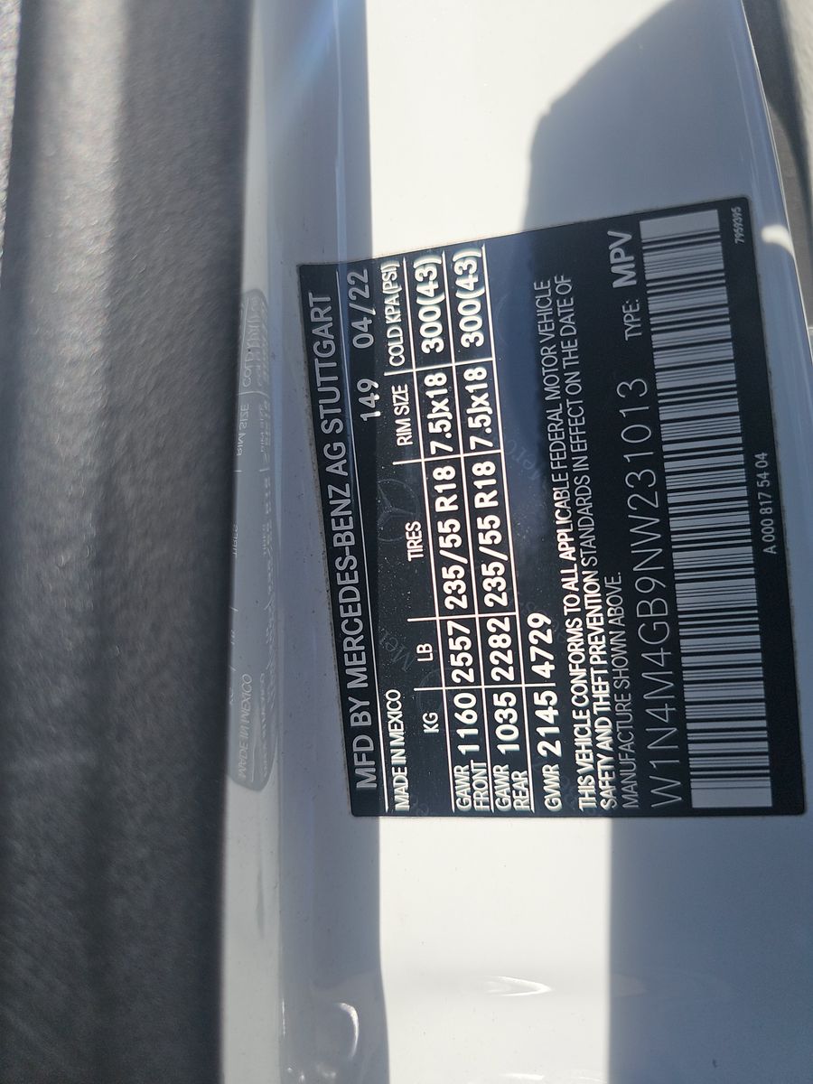 2022 Mercedes-Benz GLB GLB 250 FWD