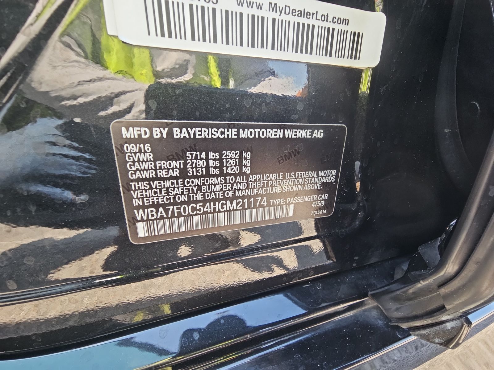 2017 BMW 7 Series 750i RWD