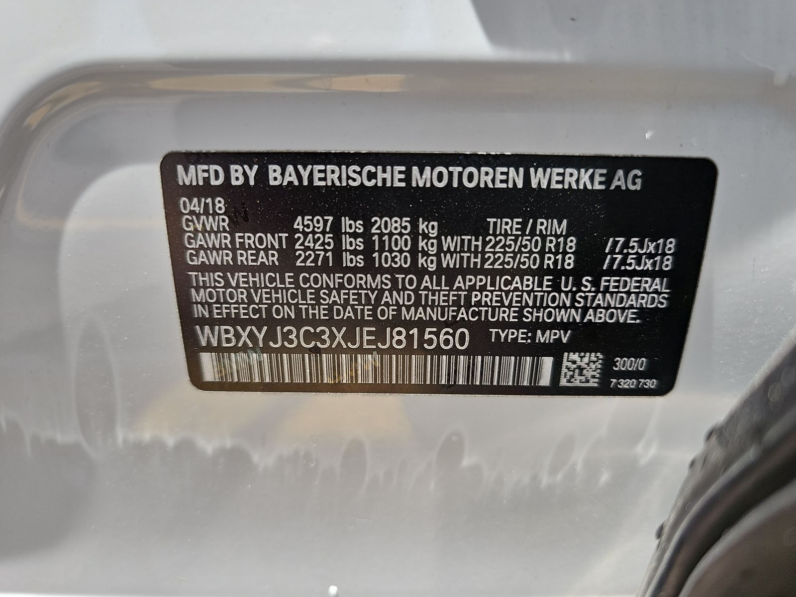 2018 BMW X2 sDrive28i FWD