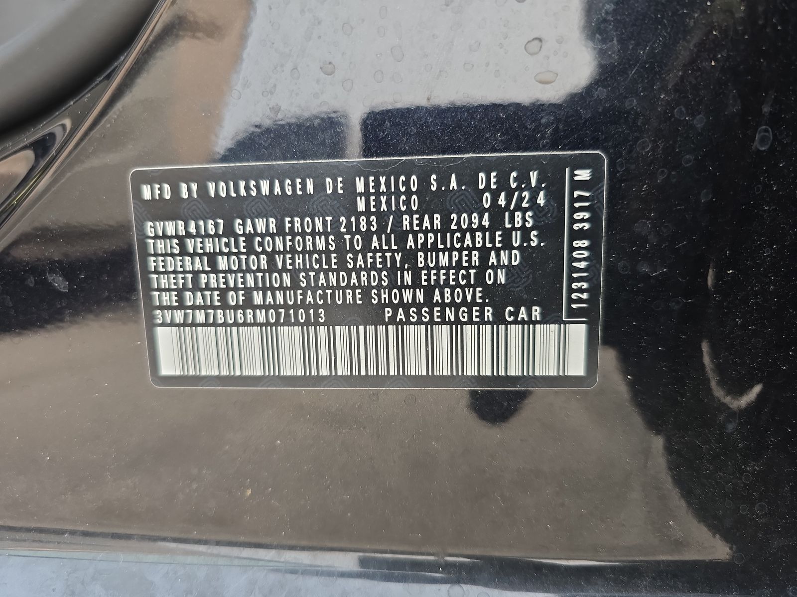 2024 Volkswagen Jetta 1.5T SE FWD