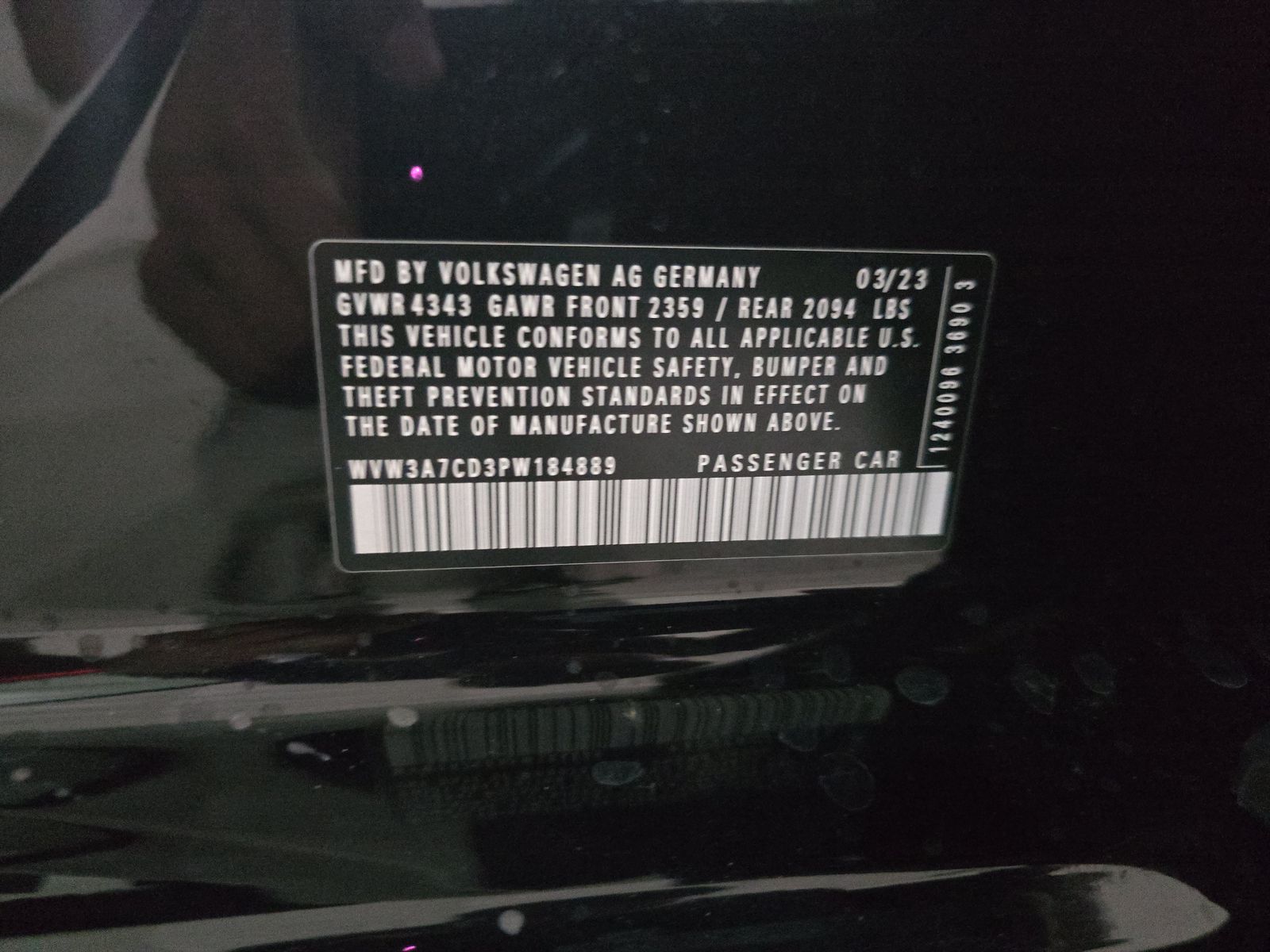 2023 Volkswagen Golf GTI 2.0T SE FWD