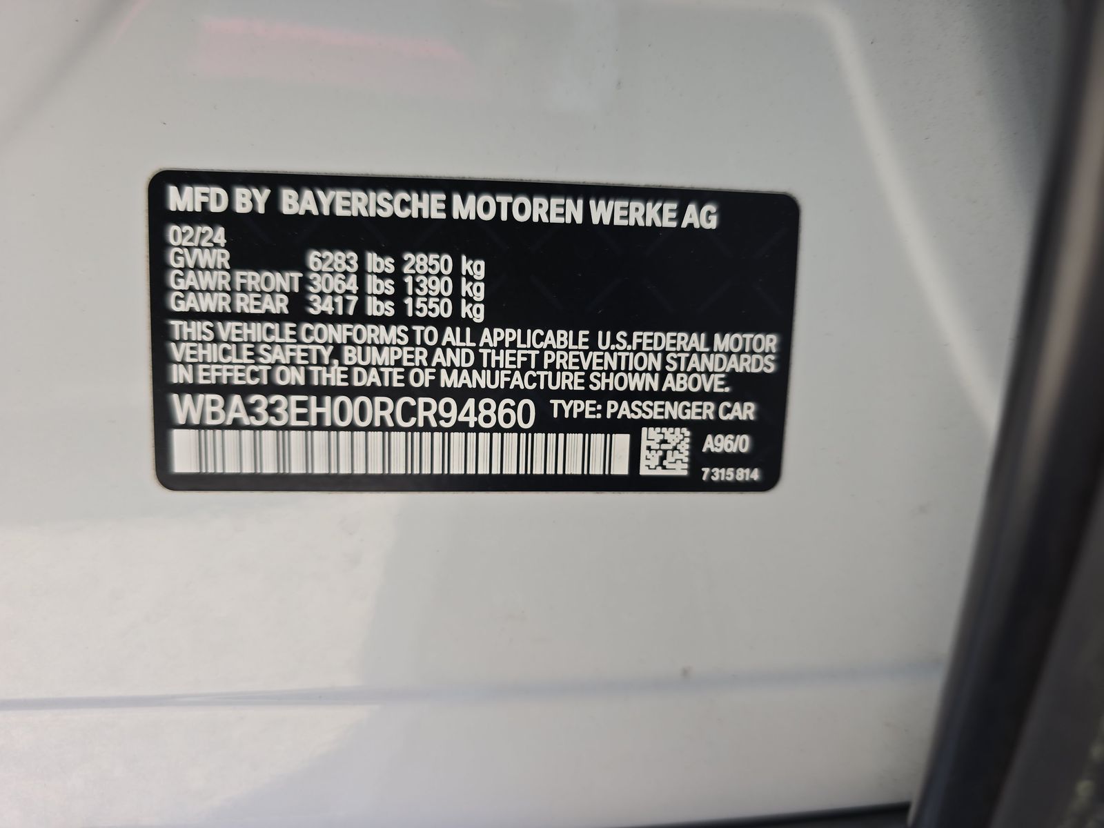2024 BMW 7 Series 740i xDrive AWD