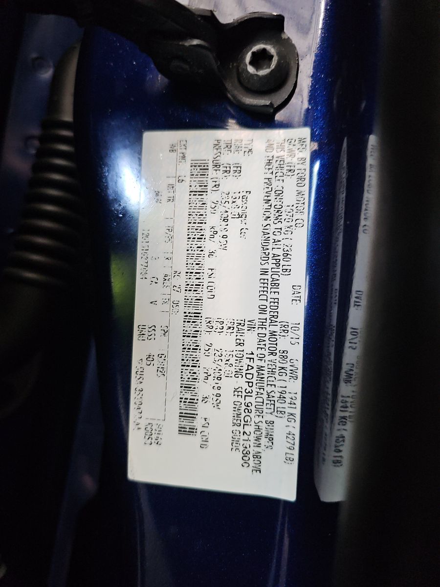 2016 Ford Focus ST FWD