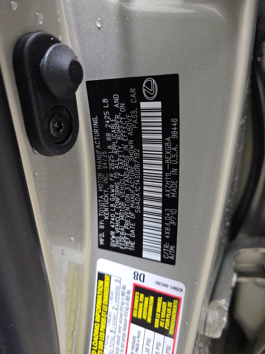 2025 Lexus ES ES 300h FWD