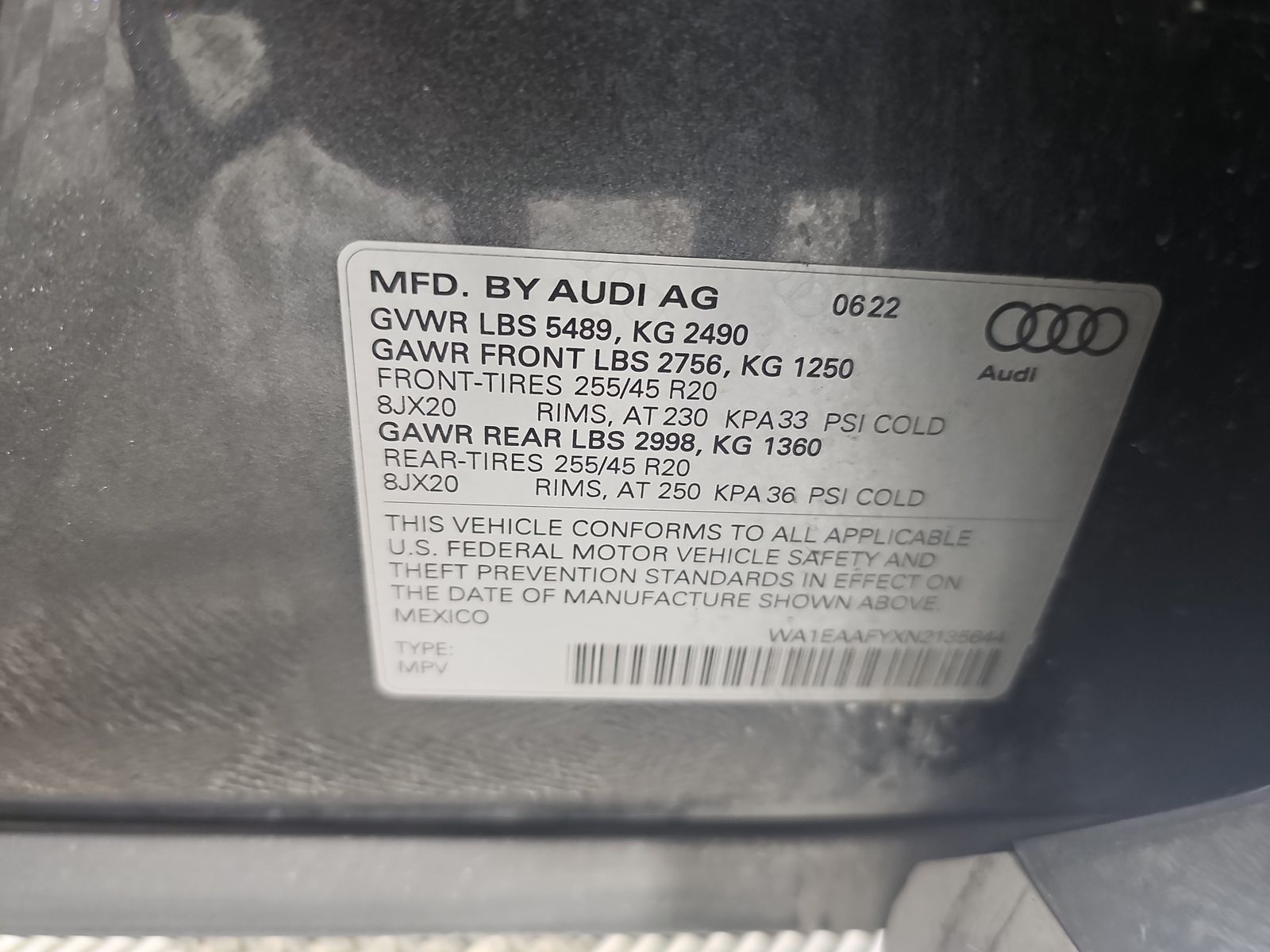 2022 Audi Q5 S line Premium Plus AWD