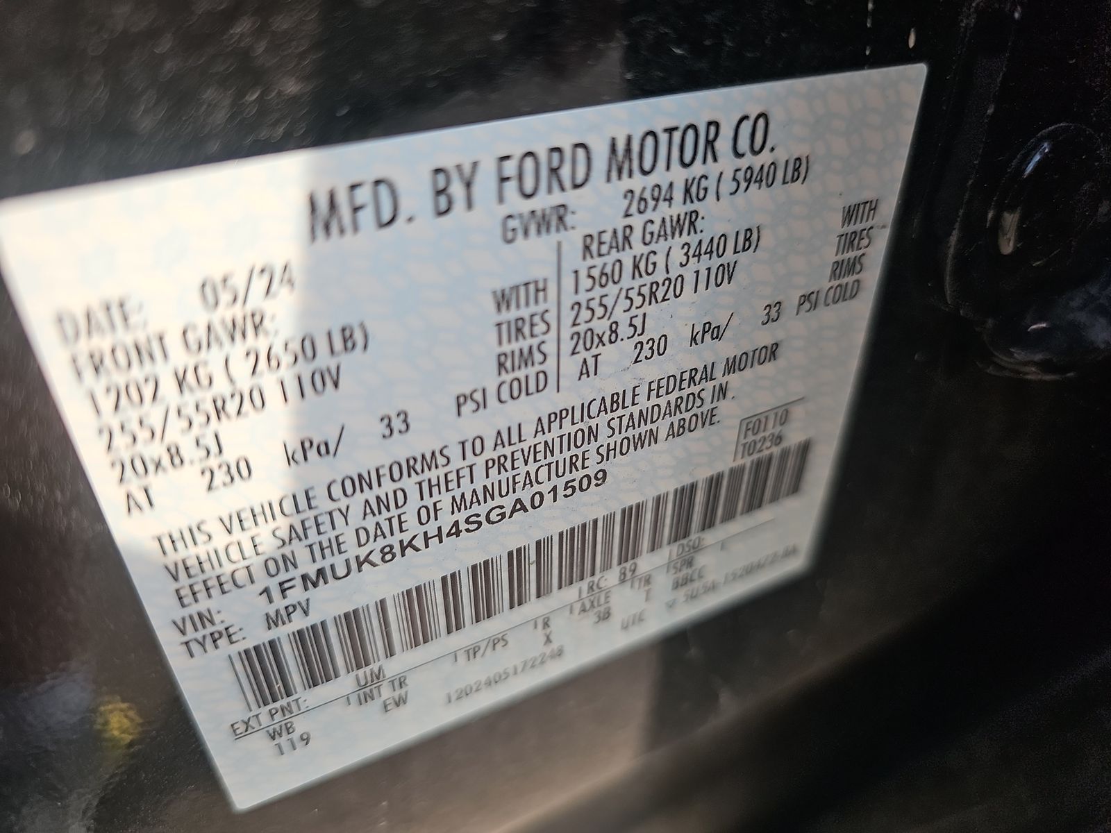 2025 Ford Explorer ST-Line AWD