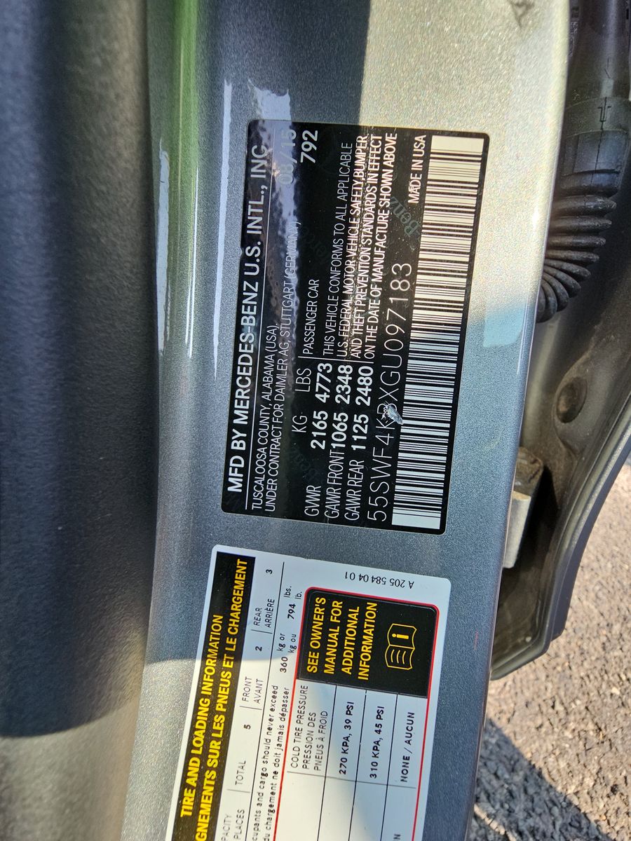 2016 Mercedes-Benz C-Class C 300 AWD