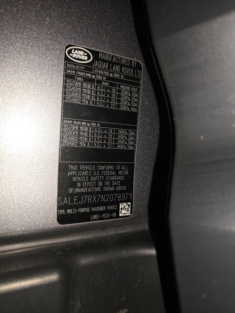 2022 Land Rover Defender 110 S AWD