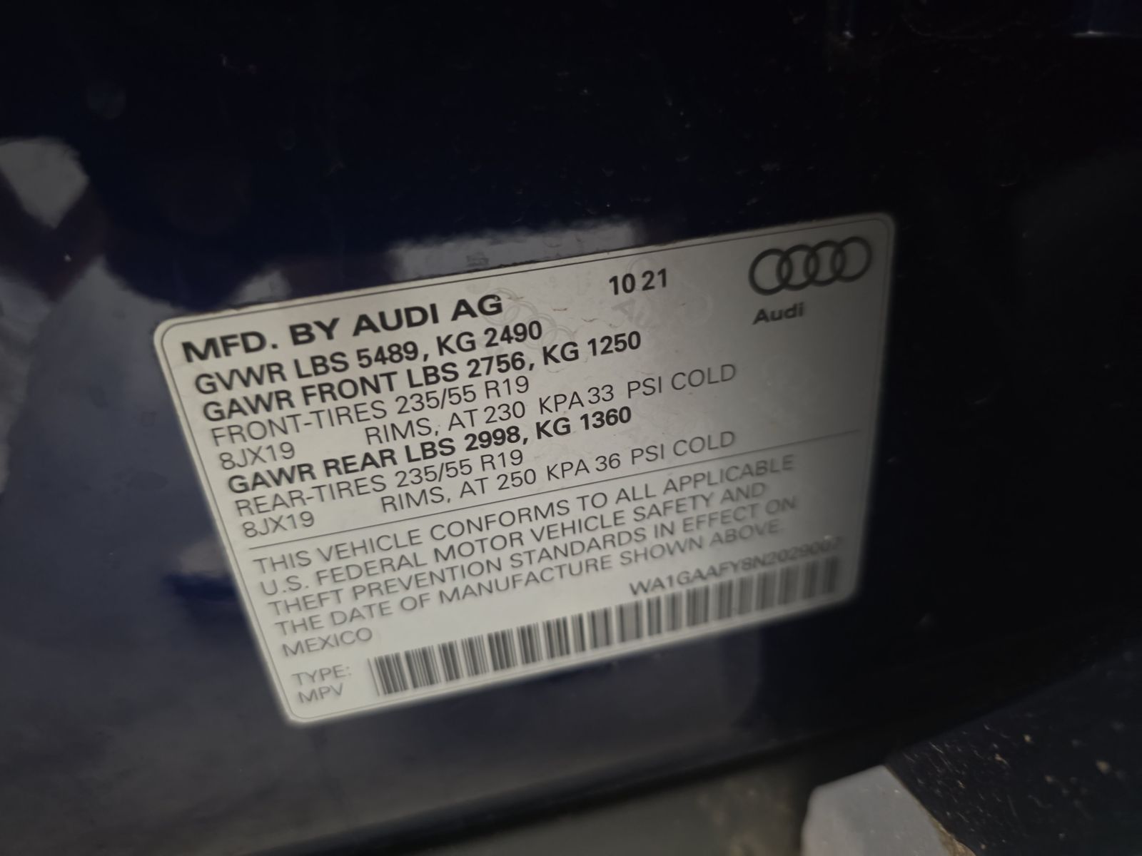 2022 Audi Q5 S line Premium AWD