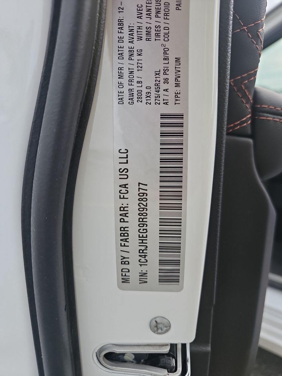 2024 Jeep Grand Cherokee Summit Reserve AWD