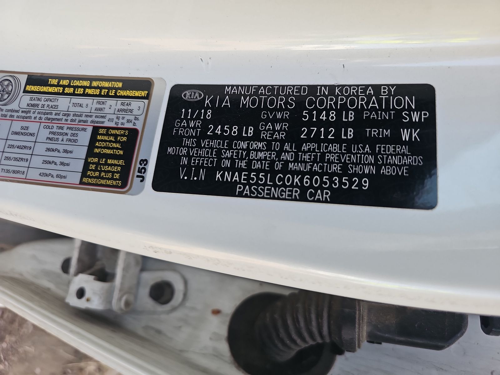 2019 Kia Stinger GT2 AWD