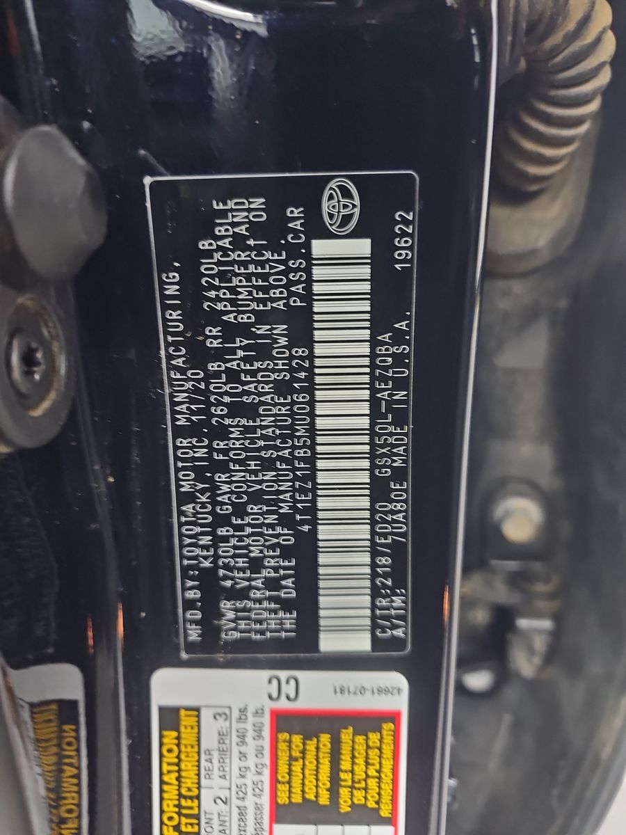 2021 Toyota Avalon XSE Nightshade FWD