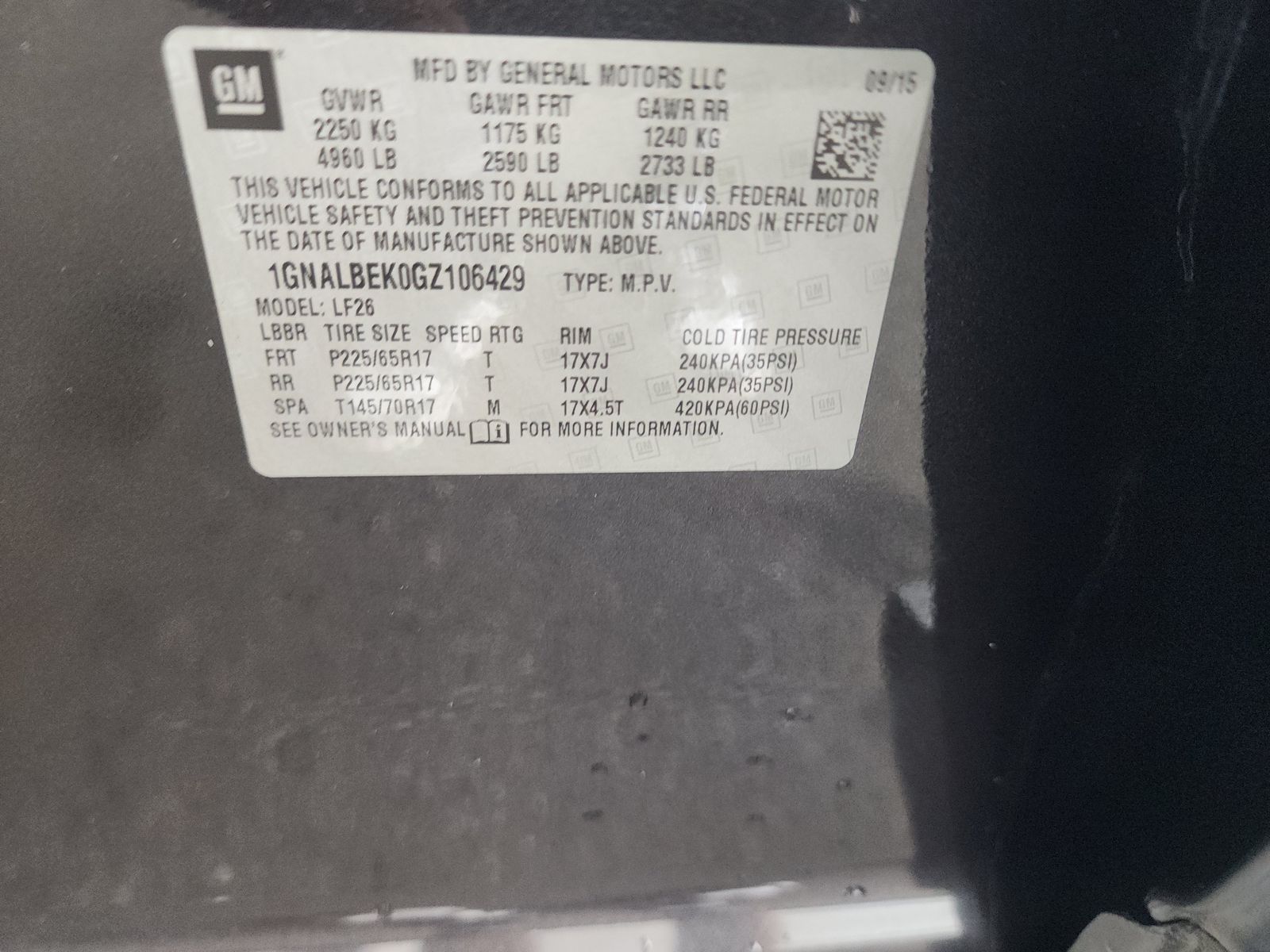 2016 Chevrolet Equinox LS FWD