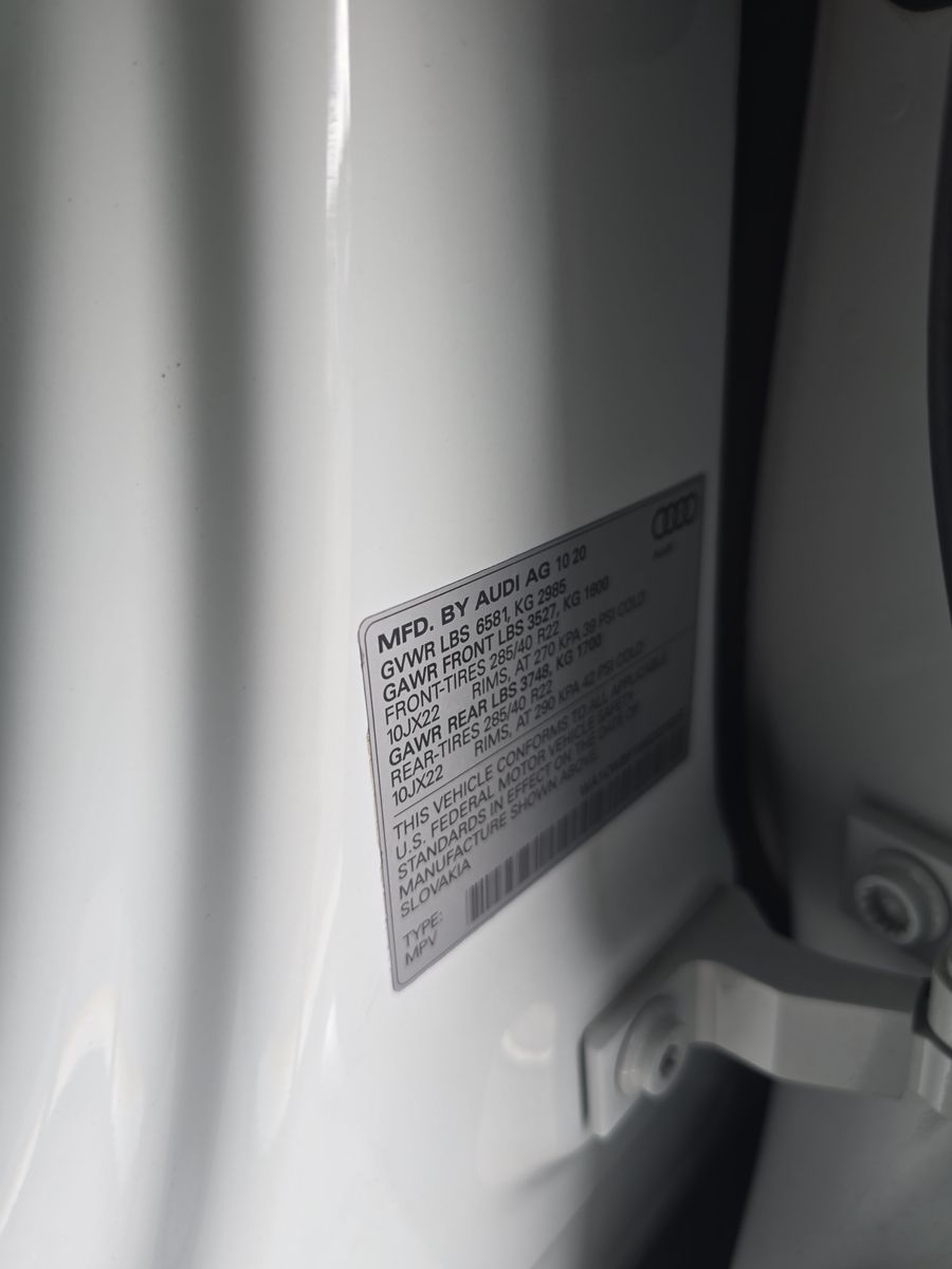 2021 Audi SQ8 Prestige AWD