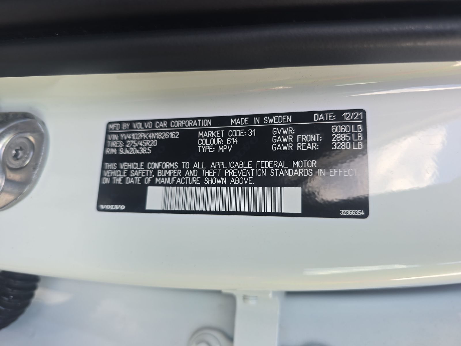 2022 Volvo XC90 T5 Momentum AWD