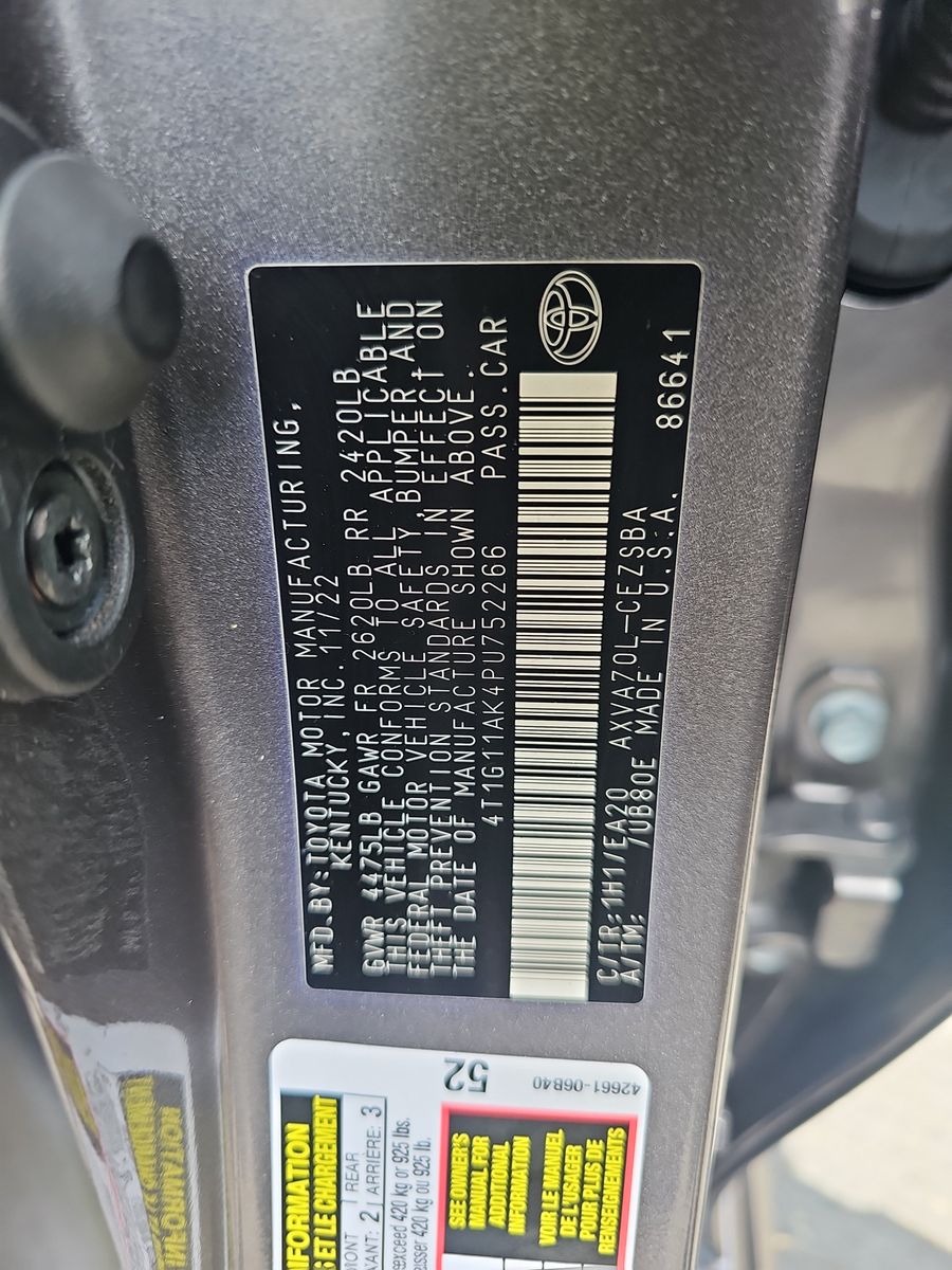2023 Toyota Camry SE FWD