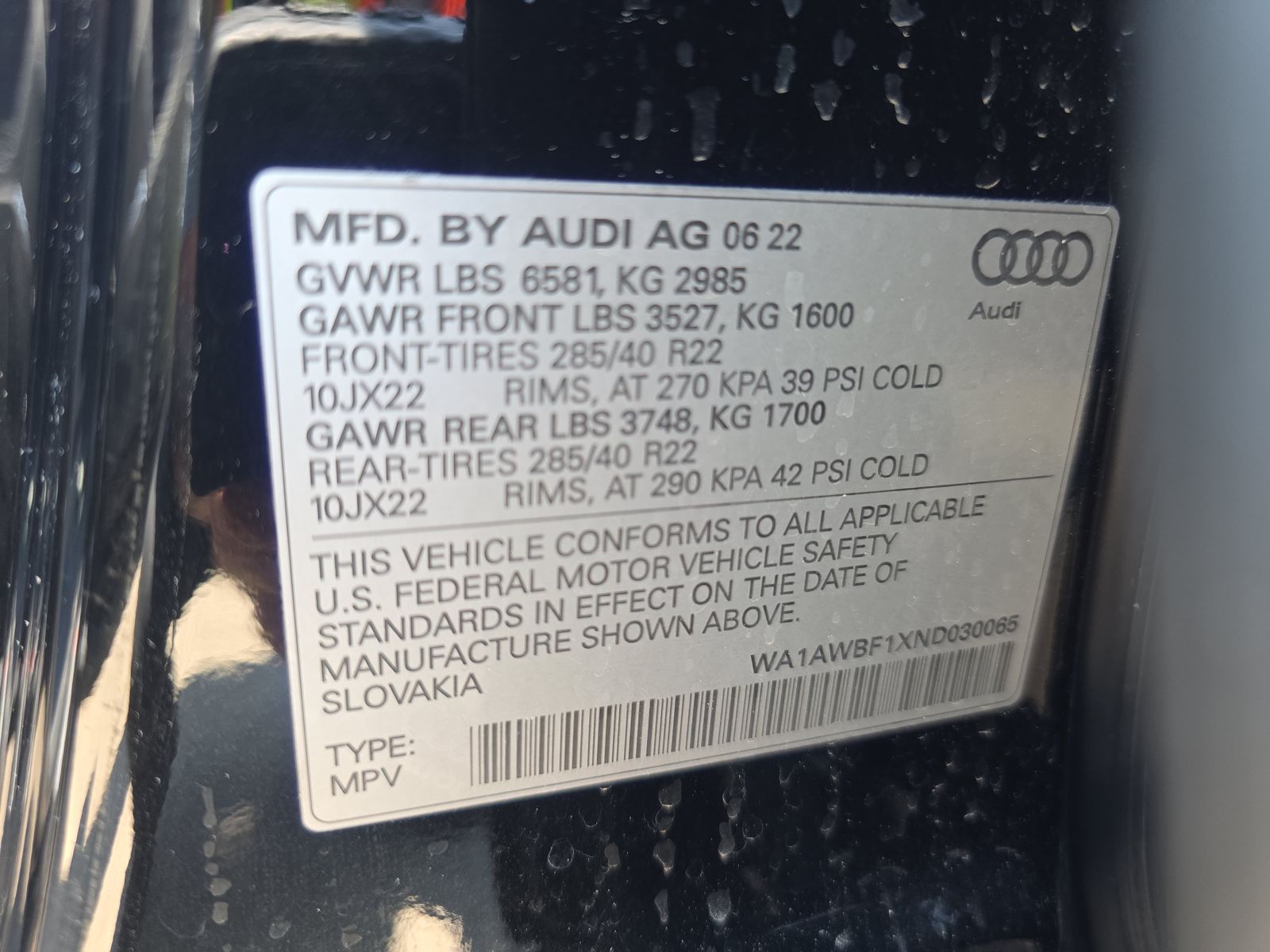 2022 Audi SQ8 Premium Plus AWD