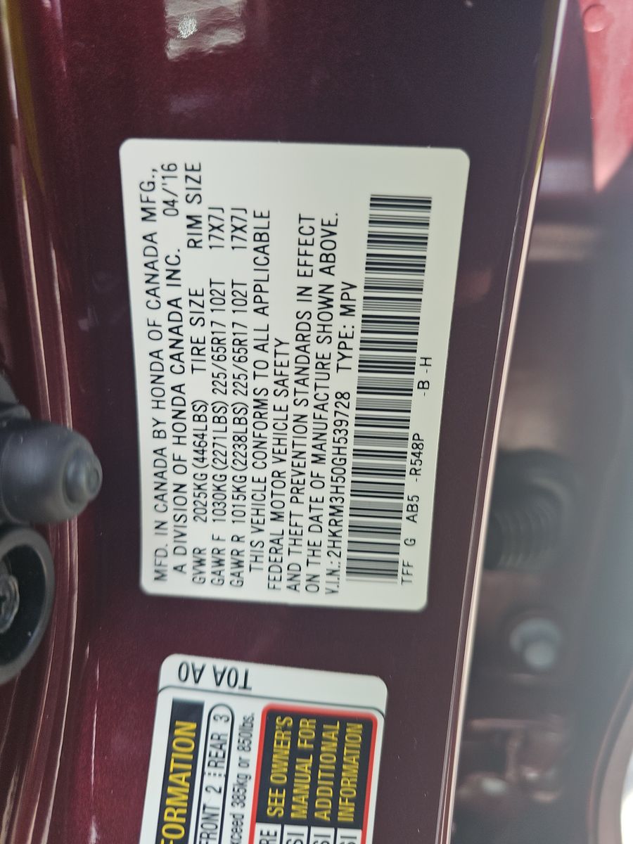 2016 Honda CR-V EX FWD