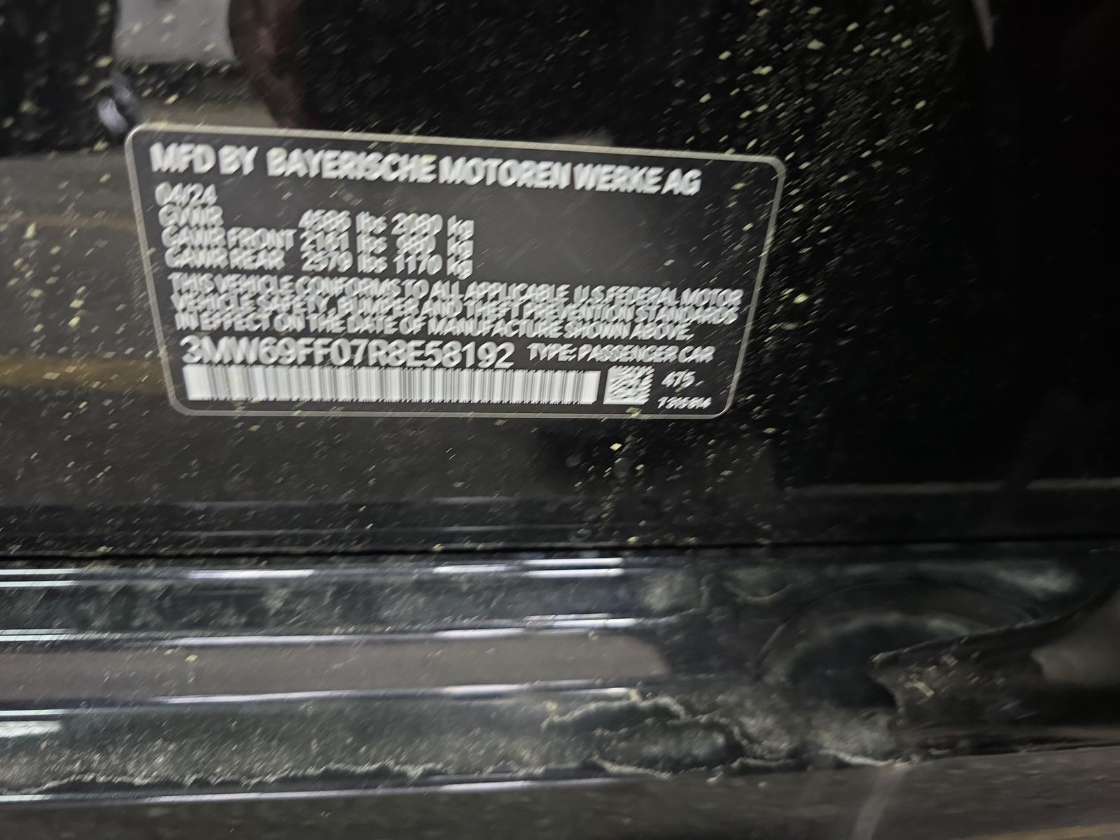 2024 BMW 3 Series 330i RWD