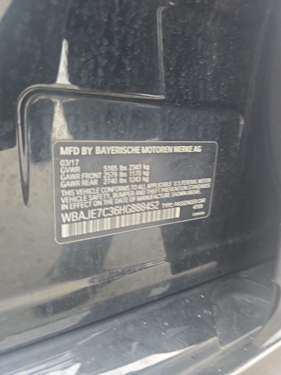 2017 BMW 5 Series 540i xDrive AWD