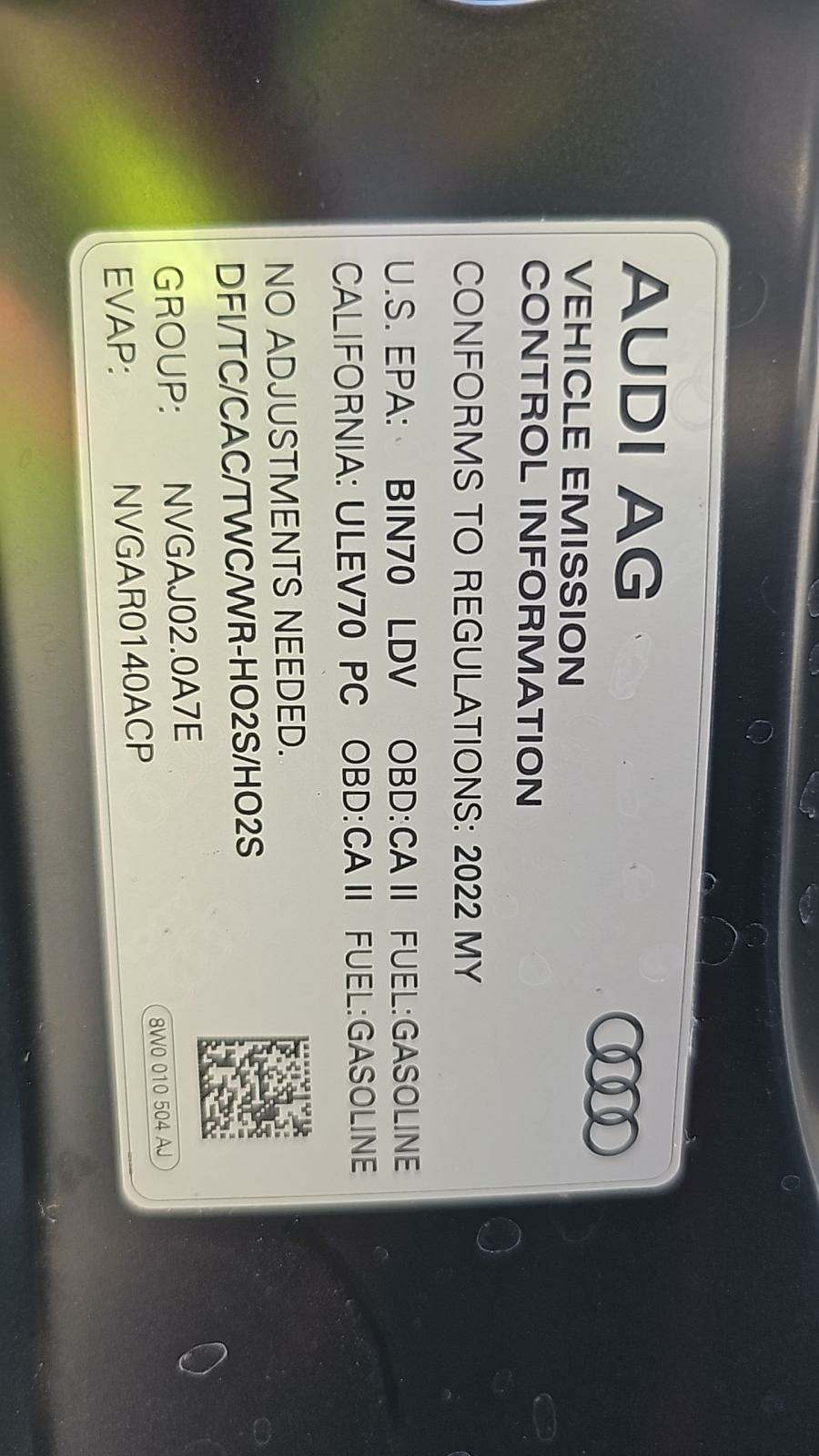 2022 Audi A4 Premium AWD