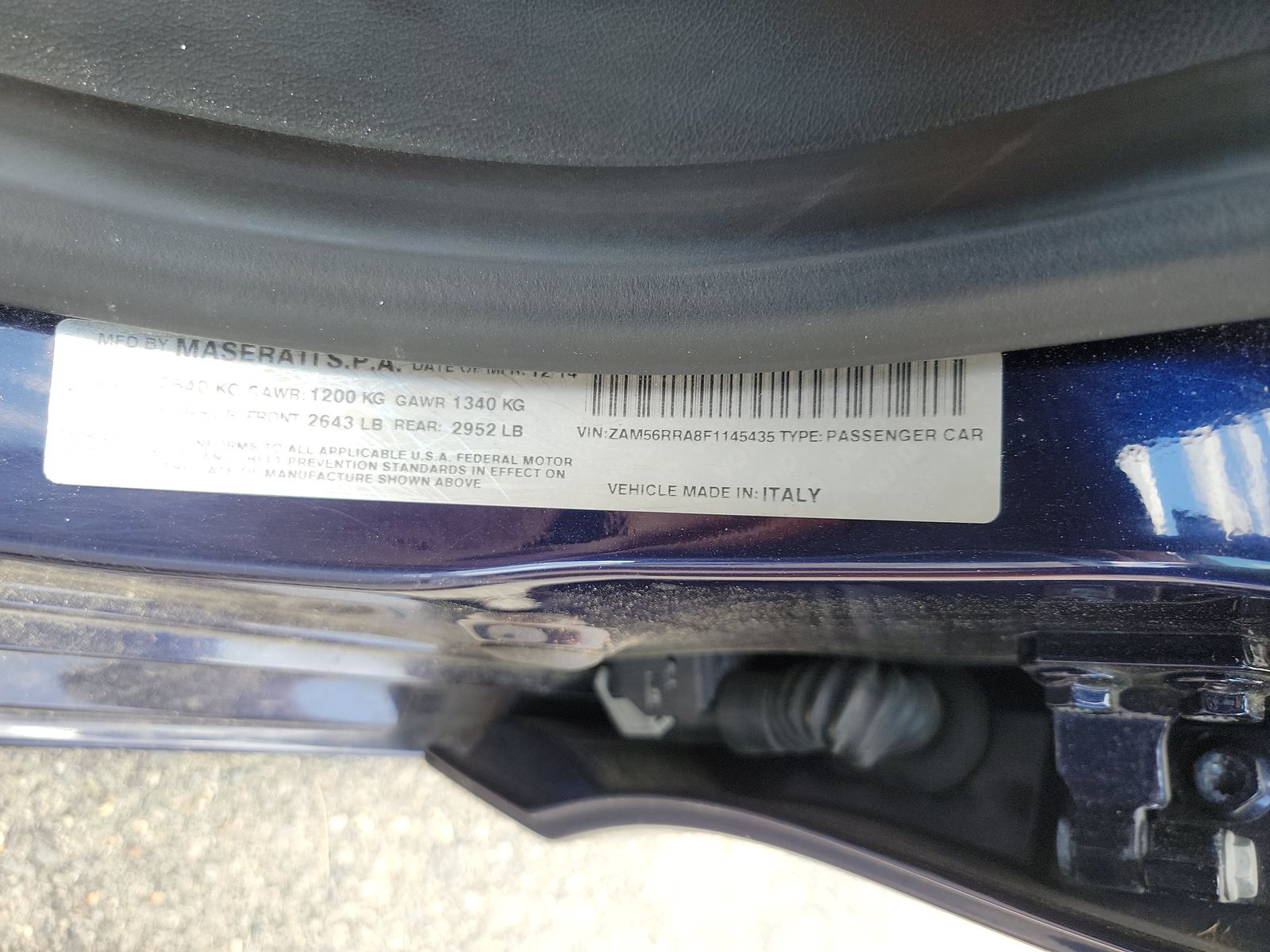 2015 Maserati Quattroporte S Q4 AWD